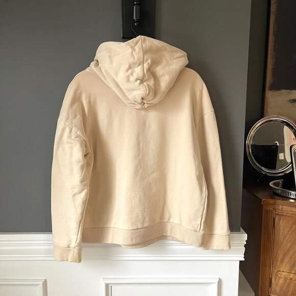 Grey Lab Contrast Pocket Beige Hoodie Sweatshirt Nordstrom Women's Size Large - Picture 8 of 11